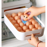 家用24格鸡蛋盒冰箱用收纳盒厨房食品保鲜储物盒蛋架托装鸡蛋