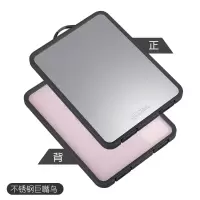 不锈钢菜板家用双面占板和面板多功能砧板切菜切水果案板 不锈钢巨嘴鸟