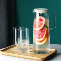 北欧玻璃冷水壶凉白开水杯套装家用扎壶容量水瓶泡茶壶