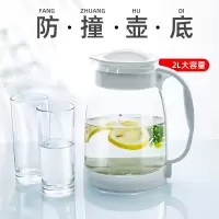 冷水壶玻璃防爆泡茶壶家用大容量凉白开水杯茶壶套装凉水壶