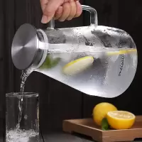 冷水壶玻璃凉水杯家用装水容器柠檬扎壶加厚茶壶大容量水瓶