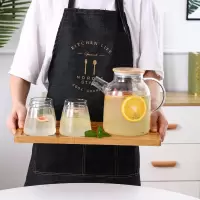玻璃水杯冷水壶套装凉水杯家用轻奢凉白开水壶凉水瓶套杯