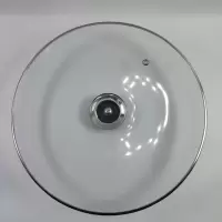 锅盖钢化玻璃盖家用透明盖子炒锅蒸锅 钢化玻璃锅盖-能适合26cm锅258mm-268mm