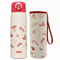 膳魔师(THERMOS)小红帽大保温杯大容量焖烧杯不锈钢保温壶 小红帽2.0保温杯+杯套