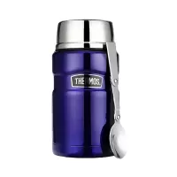 膳魔师(THERMOS)焖烧杯焖烧罐不锈钢保温杯 便携便当盒礼品SK-3020 宝石蓝