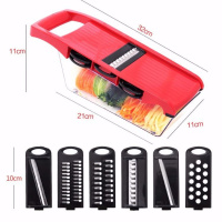 厨房家用多功能切菜土豆切丝刨丝切片烘焙精灵擦丝带护手小工具套装 升级款多功能切菜器