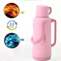 暖壶家用老式热水瓶暖水瓶烘焙精灵暖水壶学生宿舍保温水瓶玻璃内胆 3.2升粉色 外壳(没有内胆)