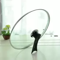 26CM32CM锅盖钢化玻璃盖不锈烘焙精灵钢圆钮炒锅盖子平底锅盖炒菜锅盖 加厚款32CM钢化玻璃立盖