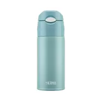 膳魔师(THERMOS)儿童学生宝宝成人吸管杯保温杯水杯400ml TCMI-400S 浅绿色