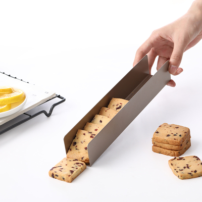 曲奇饼干模具U形不粘蔓越莓烘焙精灵饼干整形器家用烘焙长方形法棍面包模 单个装