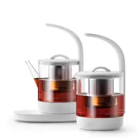 茶具黑茶煮茶器养生煮烘焙精灵茶壶家用全自动多功能小型煮茶炉 白色