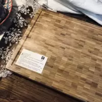 竹制大号菜板烘焙精灵中号砧板家用多功能厨房切水果板刺身板擀面板 中号36x25.5x3cm