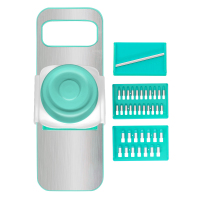 土豆丝切丝器烘焙精灵家用萝卜丝擦丝器瓜丝刨丝器切片器切菜器厨房 依诺克切菜器-绿色