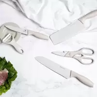 菜板烘焙精灵切菜粘板砧板水果案板家用刀板面板肉板削面板 小麦不锈钢刀具米