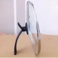 钢铁锅烘焙精灵双立人透明宿舍小锅锅盖玻璃蒸锅盖室外汤锅 I12-18cm圆把手盖