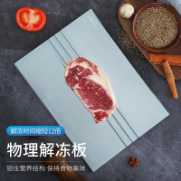 快速解冻板厨房家用牛排海鲜解冻盘烘焙精灵食物冻肉水果肉类化水化冰 解冻板.