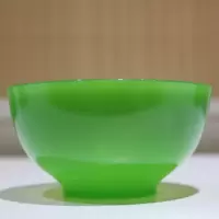 玉碗 烘焙精灵工艺品小玻璃玉器饭碗 米饭碗 玉质瓷碗 家用个性米饭碗 绿玉(大号)