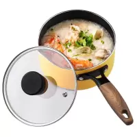 宝宝辅食小锅婴儿多功能烘焙精灵家用煎煮一体专用煮粥不粘热牛奶锅 夏日阳光