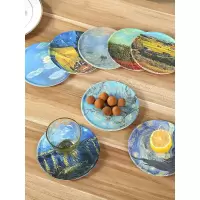世界名画隔热垫家用餐垫防烫锅垫砂锅垫碗垫盘子烘焙精灵垫餐桌菜盘垫杯垫