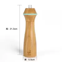 胡椒研磨器手动家用烘焙精灵调味瓶罐黑白胡椒花椒研磨瓶研磨器 楠竹胡椒研磨器