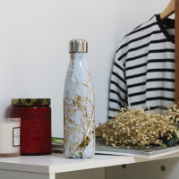 潮牌不锈钢保温杯男女学生烘焙精灵运动水杯创意网红便携随手杯杯子 金丝卡拉500ml