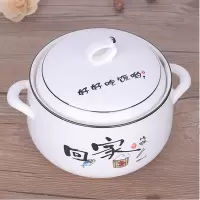 陶瓷装猪油罐家用带盖密封烘焙精灵厨房调味罐带把手辣椒油盐罐油壶 回家7.5寸盖无孔3.5斤