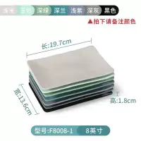 北欧密胺酒吧小吃碟烘焙精灵商用甜品店餐具薯条盘创意餐厅小碟子盘子 银色10个装F8008-1