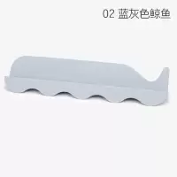 水池防溅水挡板台面烘焙精灵挡水厨房水洗菜碗硅胶隔水板 蓝灰色