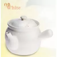 熬中医砂锅 药灌陶瓷煎药沙锅 药煲烘焙精灵 家用煲汤锅陶瓷明火直烧 56#白高度15cm*口径17cm
