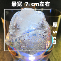 玫瑰花冰球冰块模具威士忌硅胶创意可爱小熊冻圆冰格制冰盒模 6边玫瑰模具-[7CM]*2个