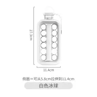 冰球壶二合一冰格冰块制冰模具家用冰球速冻器冷水壶凉水杯 白色