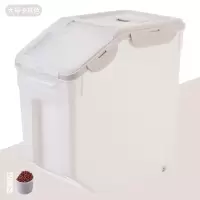 密封装米桶家用厨房防潮防虫烘焙精灵20斤米缸10面粉储米箱米面收纳箱大米 大号北欧米(可装30斤米)送量杯