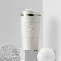 保温杯咖啡杯便携男女学生烘焙精灵不锈钢车载随手水杯马克杯子 耶加白