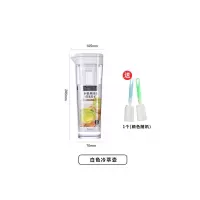 冷萃咖啡壶冷泡壶 烘焙精灵滴漏咖啡冷淬壶瓶冷泡茶壶冰滴咖啡壶 白色冷萃壶(送壶刷)