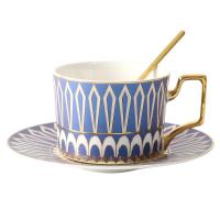 咖啡杯 欧式小陶瓷烘焙精灵ins北欧风英式下午茶杯茶具套装轻奢精致 光辉岁月:蓝