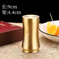 铜牙签筒北欧式创意家用烘焙精灵牙签罐便携带饭店餐厅客厅牙签盒 小美人(兰花款)
