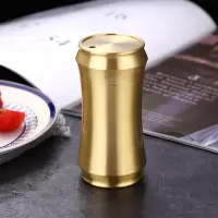 铜牙签筒北欧式创意家用烘焙精灵牙签罐便携带饭店餐厅客厅牙签盒 小蛮腰牙签筒