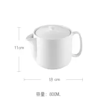 大容量陶瓷烘焙精灵隔油器喝汤去油滤油厨房家用油汤分离器滤汤壶 隔油器800ML+盖子(送刷子)