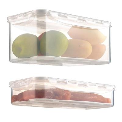 3/4个装 透明保鲜盒烘焙精灵储物盒冰箱食物收纳盒便当盒冰箱保鲜盒