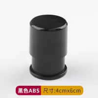 按压式红酒瓶塞硅胶密封保鲜烘焙精灵葡萄酒红酒塞抽瓶塞家用红酒塞子 ABS款黑色