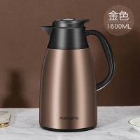 富光(FGA)家用保温壶不锈钢大容量大号保温瓶热水瓶开水瓶水壶 1600ml金色