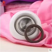 富光七色可爱女生时尚保温杯创意便携不锈钢男女士儿童水杯 绿色 300mL