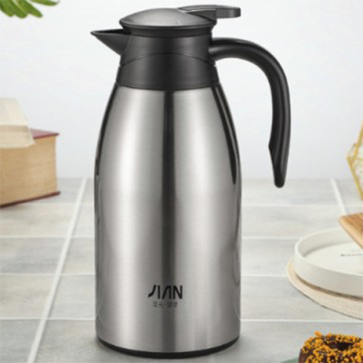 富光咖啡壶不锈钢保温壶大容量保温暖开水壶 本色 1.5L