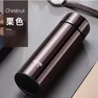 富光保温杯便携刻字男士女定制水杯子大容量不锈钢泡茶杯 栗色 500ml