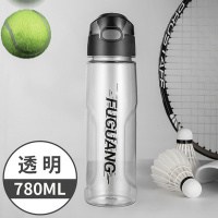 富光(FGA)太空杯便携运动健身水杯男女夏天创意随手杯子 0221-780带漏网透明