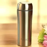 富光(FGA)保温杯不锈钢女可爱便携家用水杯子男车载茶杯定制刻字 本色