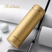 富光(FGA)保温杯ins男女士商务不锈钢便携过滤水杯车载办公茶杯子 金色