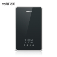 约克(YORK)即热式电热水器YK-G3S镜面黑恒温变频速热家用小型大水量免储水热水器8.8KW