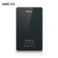 约克(YORK)即热式电热水器YK-G3S镜面黑恒温变频速热家用小型大水量免储水热水器8.8KW