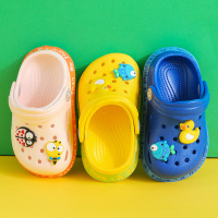 儿童洞洞鞋夏季软底防滑宝宝沙滩包头小童女凉拖鞋婴幼儿男童凉鞋